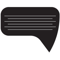 Digital png illustration of blank text bubble on transparent background