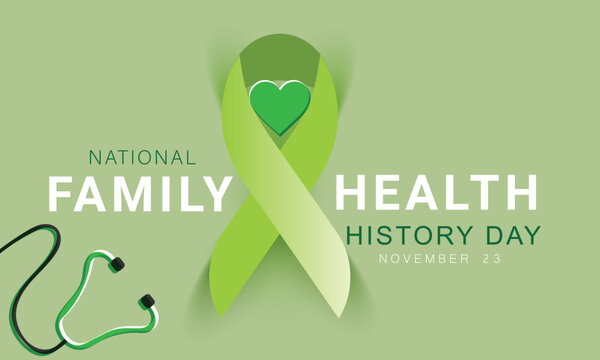 National Family health history day. background, banner, card, poster, template. Vector illustration.