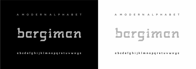 letters font Elegant awesome minimalist geometric typeface design