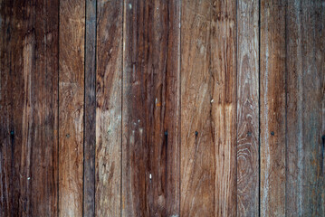 Texture of vintage wood boards. Grunge raw brown wood. Wooden planks background  design mockup. Rustic and grounge wood.