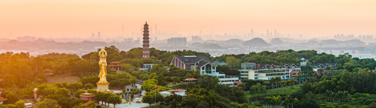Lianhua Mountain Wanghai Guanyin, Panyu District, Guangzhou City, Guangdong Province, China