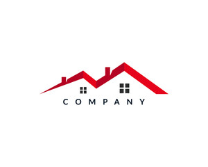 Modern Real Estate logo design 