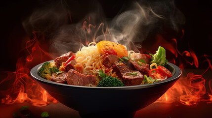 ramen noodles, Generative ai