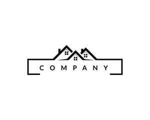 Modern Real Estate logo design 