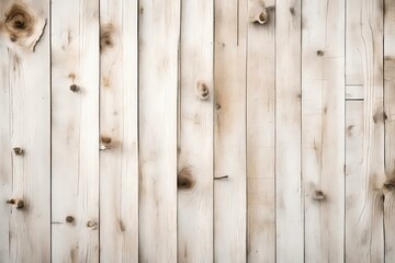Rustic White Wooden Background Generative AI