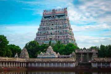 Photo sur Plexiglas Lieu de culte Thillai Nataraja Temple, also referred as the Chidambaram Nataraja Temple, is a Hindu temple dedicated to Nataraja, the form of Shiva as the lord of dance