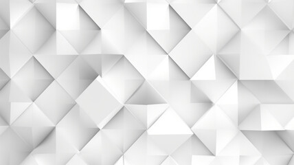 Abstract white geometric shapes background