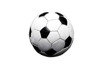 Fototapeta premium an old soccer ball. Generative AI