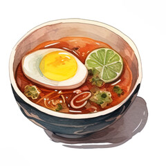 ramen icon noodles, Generative ai