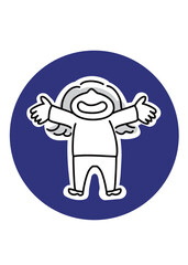  log_snsなどに使いやすいかわいいポーズアイコン_人物_1C_アイキャッチ