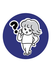 log_snsなどに使いやすいかわいいポーズアイコン_人物_1C_アイキャッチ