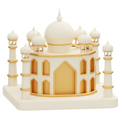Taj Mahal 3D Icon