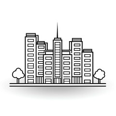 city skyline illustration