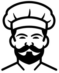 Pastry Chef Head Icon