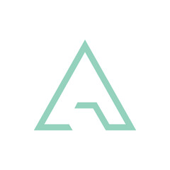 Monogram design vector logo. Monogram initial letter mark A logo design. Monogram design vector logo. Monogram initial letter mark A logo design simple A monogram