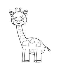 giraffe cartoon character