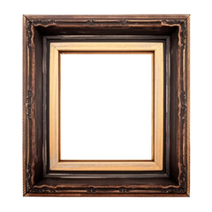 vintage bicolor wooden frame