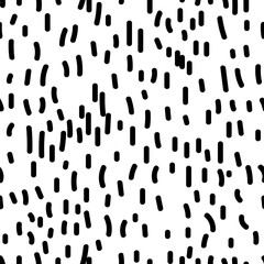 Minimalist abstract black and white print pattern