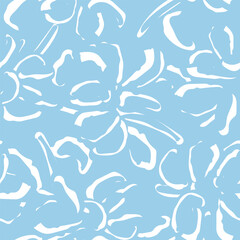 Pastel Abstract Floral Seamless Pattern Design