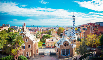 Park Guell in Barcelona- Spain