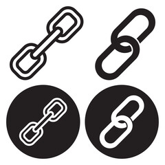 chain icon vector