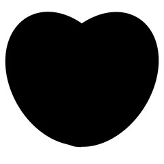 heart on black