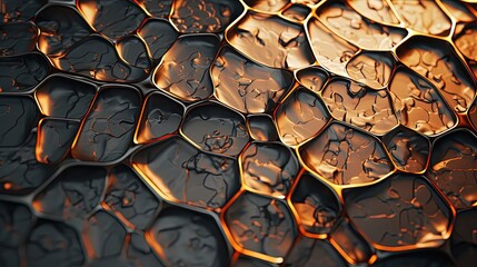 Fototapeta premium abstract background of metal texture surface, Generative 
