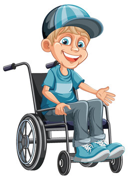 A Disabled Person in a Wheelchair