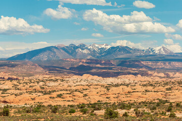 La Sal Mountains View in Arches National Park