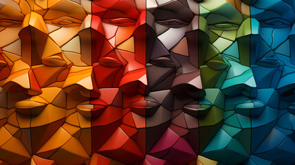 Concept of diversity. Abstract, rendered

Generative AI