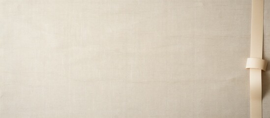 Photo of a minimalist white wall with a modern lamp with copy space
