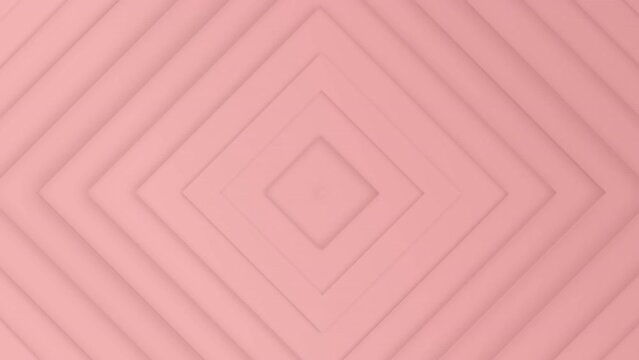 Animation of pink diamonds and pattern on seamless loop