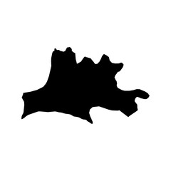 Nasarawa state map, administrative division of the country of Nigeria. Vector illustration.