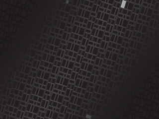 Gray line on black. Minimalist design. Cover design templates, business flyer layouts, wallpapers, etc.