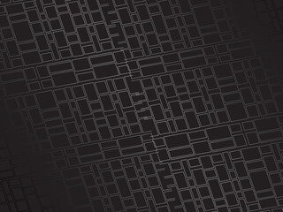 Gray line on black. Minimalist design. Cover design templates, business flyer layouts, wallpapers, etc.