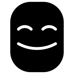Happy face icon