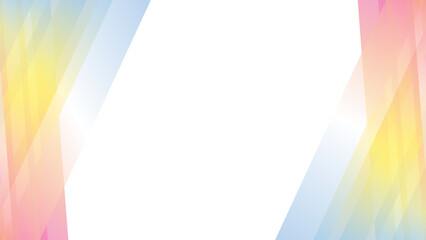 カラフルで抽象的なベクターフレーム