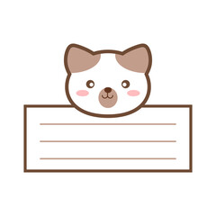 Cat Textbox Illustration