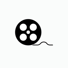 Cinema Icon.  Movie, Entertainment Symbol - Vector