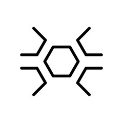 Obraz premium Cryptocurrency icon vector illustration. Digital currency sign. Trading, mining, exchange, payment concept. Simple flat isolated pictogram for app, ads, banner, web, dev, ui, ux, gui. Vector EPS 10.