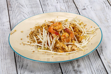 Pad thai - noodle with shrimps