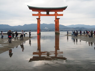 Ittsukushima Shrine Is a Shinto shrine on Ittsukima Island, Hatsukiichi City, Hiroshima Prefecture,...