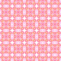 Exotic seamless pattern. Orange dazzling boho chic summer design. Textile ready radiant print, swimwear fabric, wallpaper, wrapping. Summer exotic seamless border.