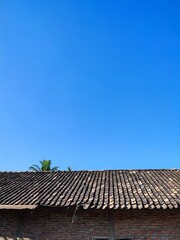 the clear blue sky looked beautiful