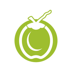 Coconut logo template vector icon design