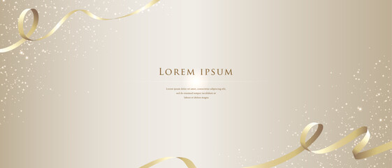 Gorgeous light grain and ribbon background