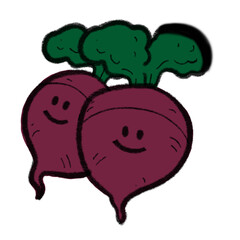 Zeredao43 illustration of a beetroot