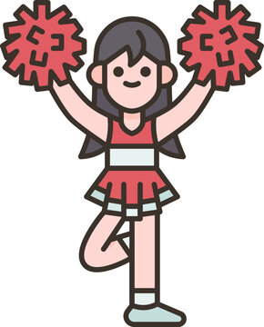 cheerleader  icon