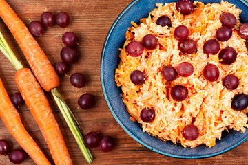 Vegetable carrot salad.