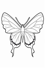 Coloring sheet or pages for kids, generative ai
